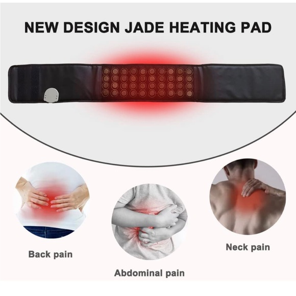 Jade Heating Pad for Back Pain Relief, Fast Heating Pad Temperature Adjustable - Picture 5 of 12